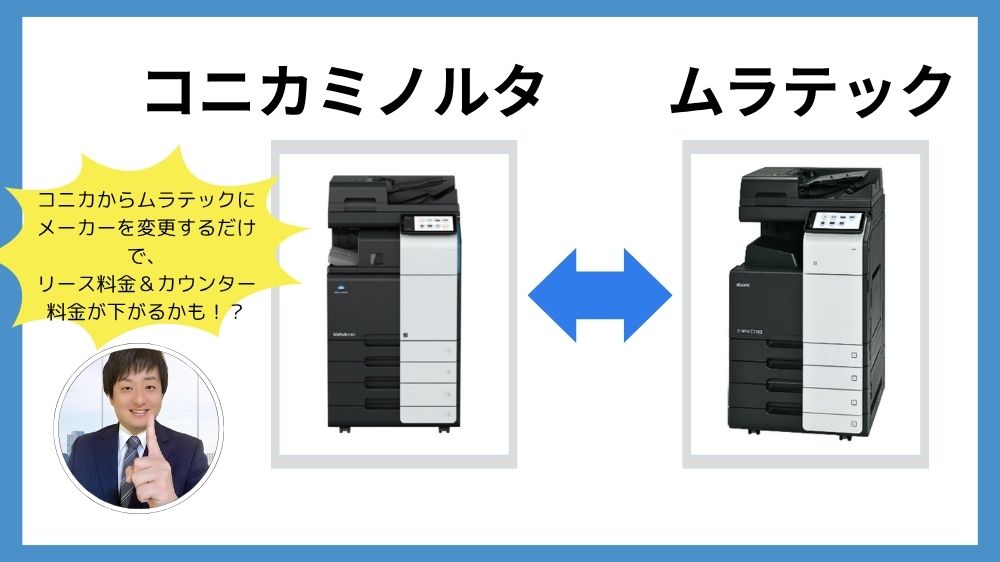 コニカミノルタからムラテックへ変更
