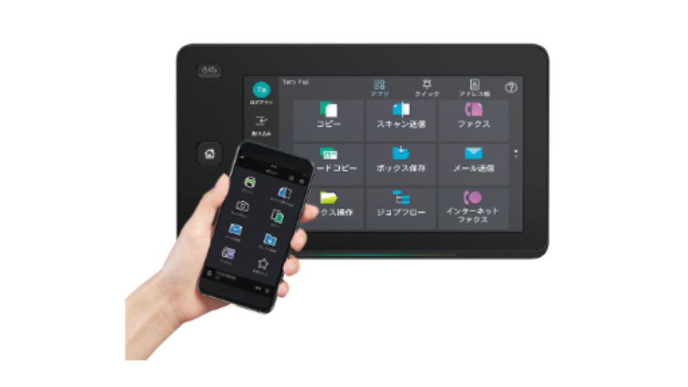 7インチ操作パネル画像